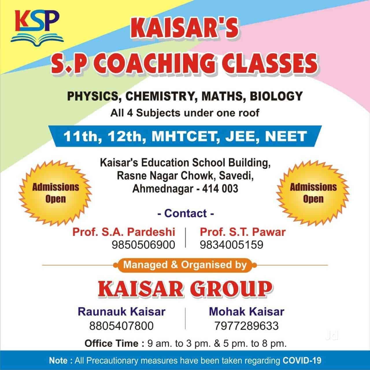 ]Kaisar's S.P Coaching Classes