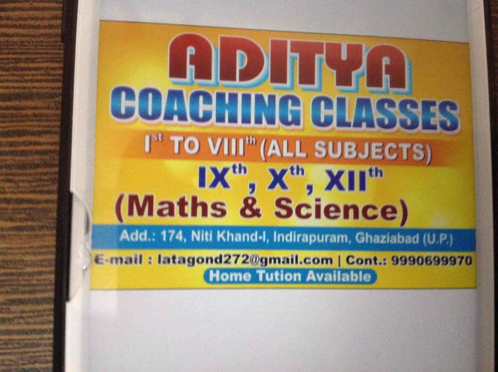 Aditya Coaching Classes