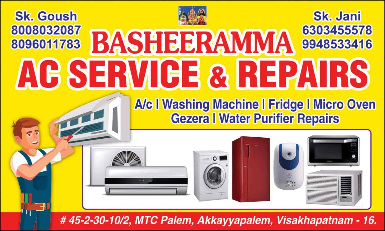Basheeramma AC Service & repairs