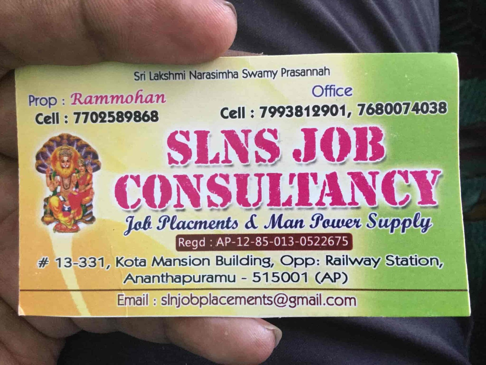 Slns job Consultancy