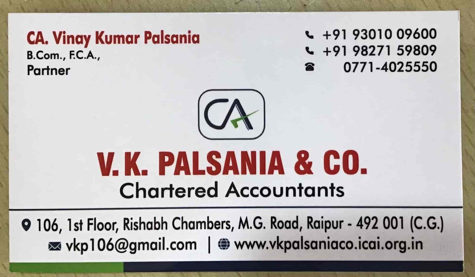 V.K Palasania & Co