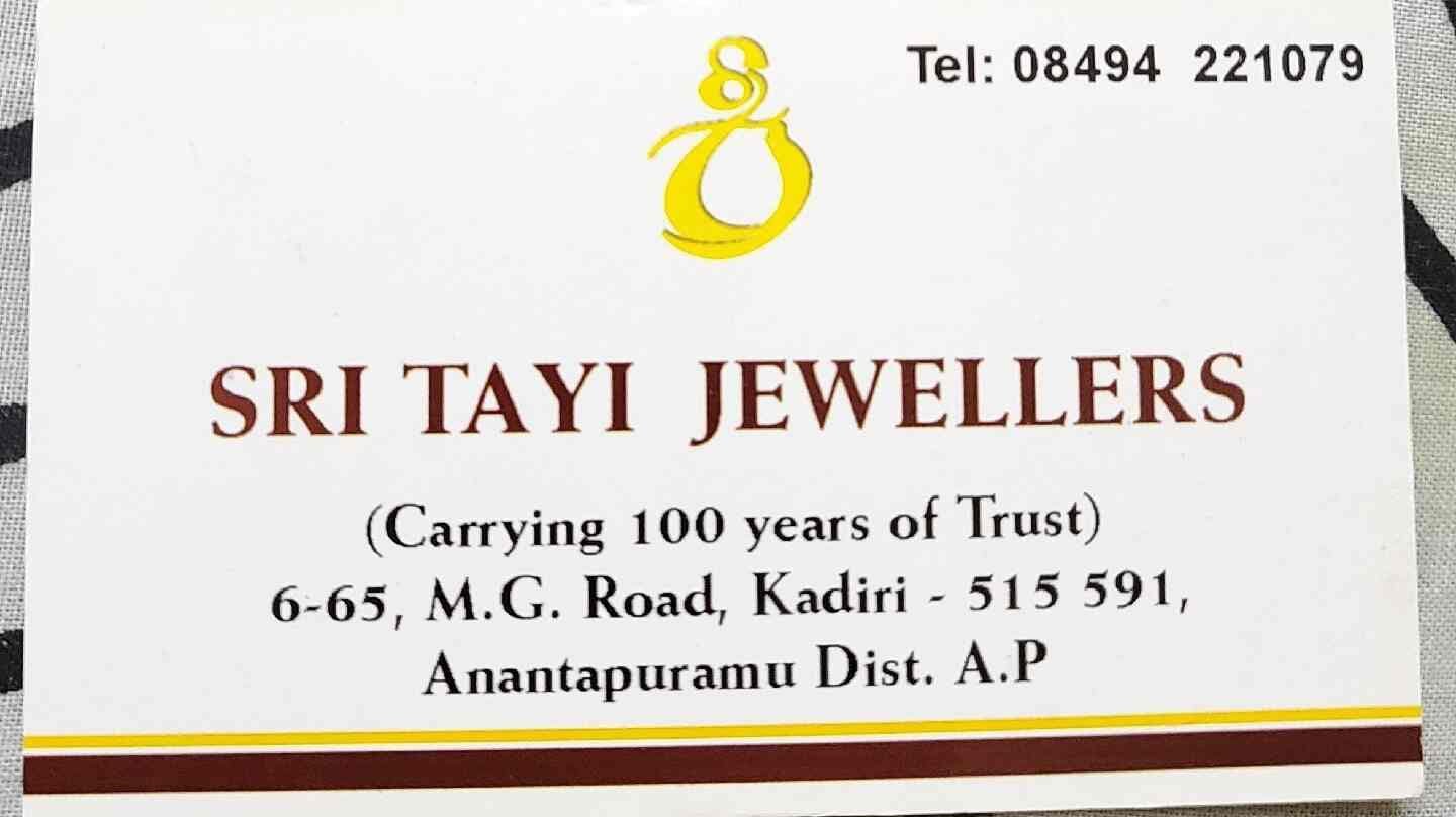 Sri Tayi Jewellers