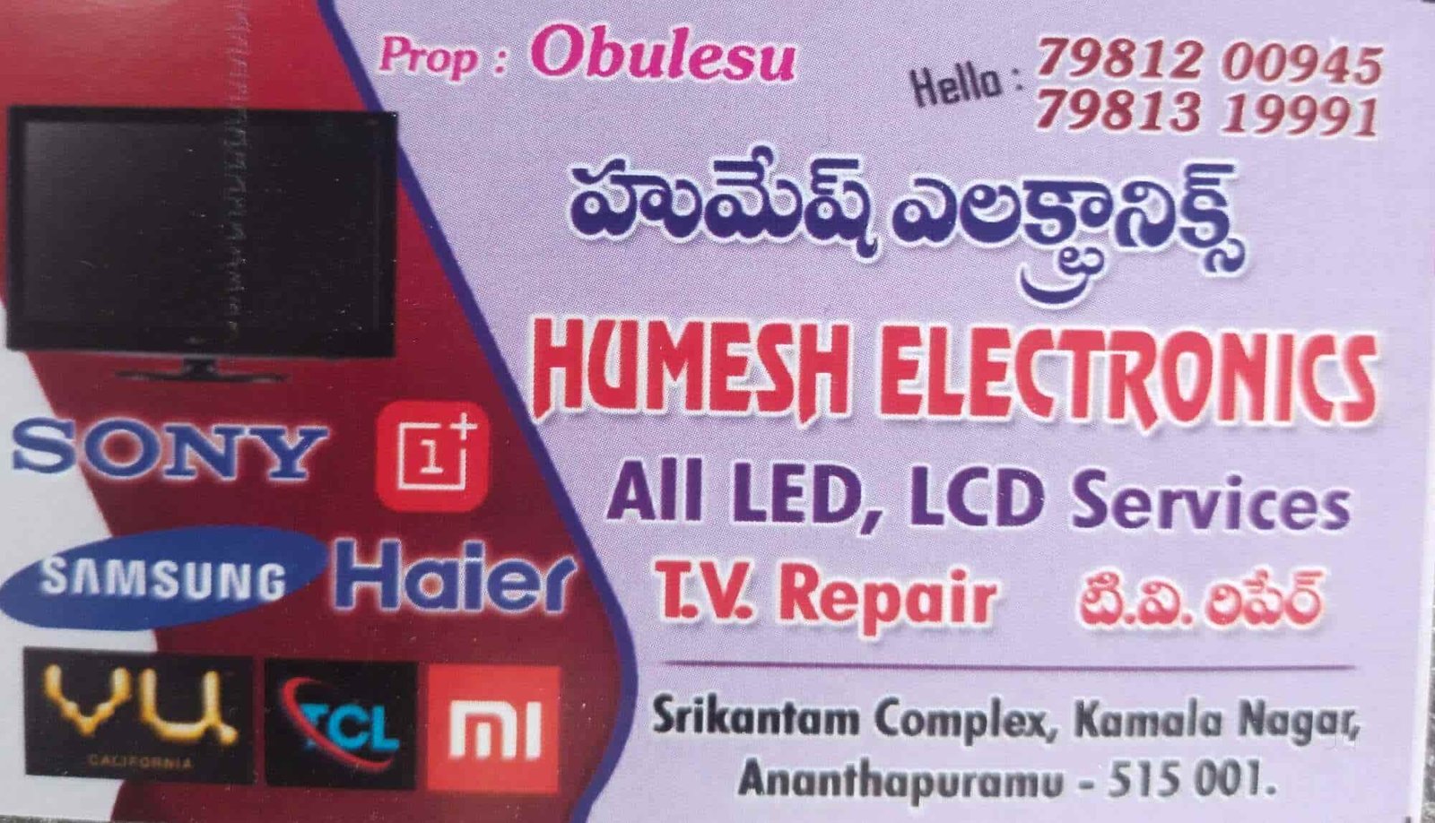 Humesh Electronics